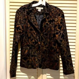 Copper and black lightweight jacket